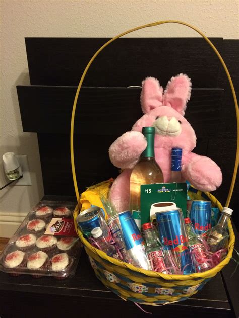 girlfriend easter basket|easter basket for adult.